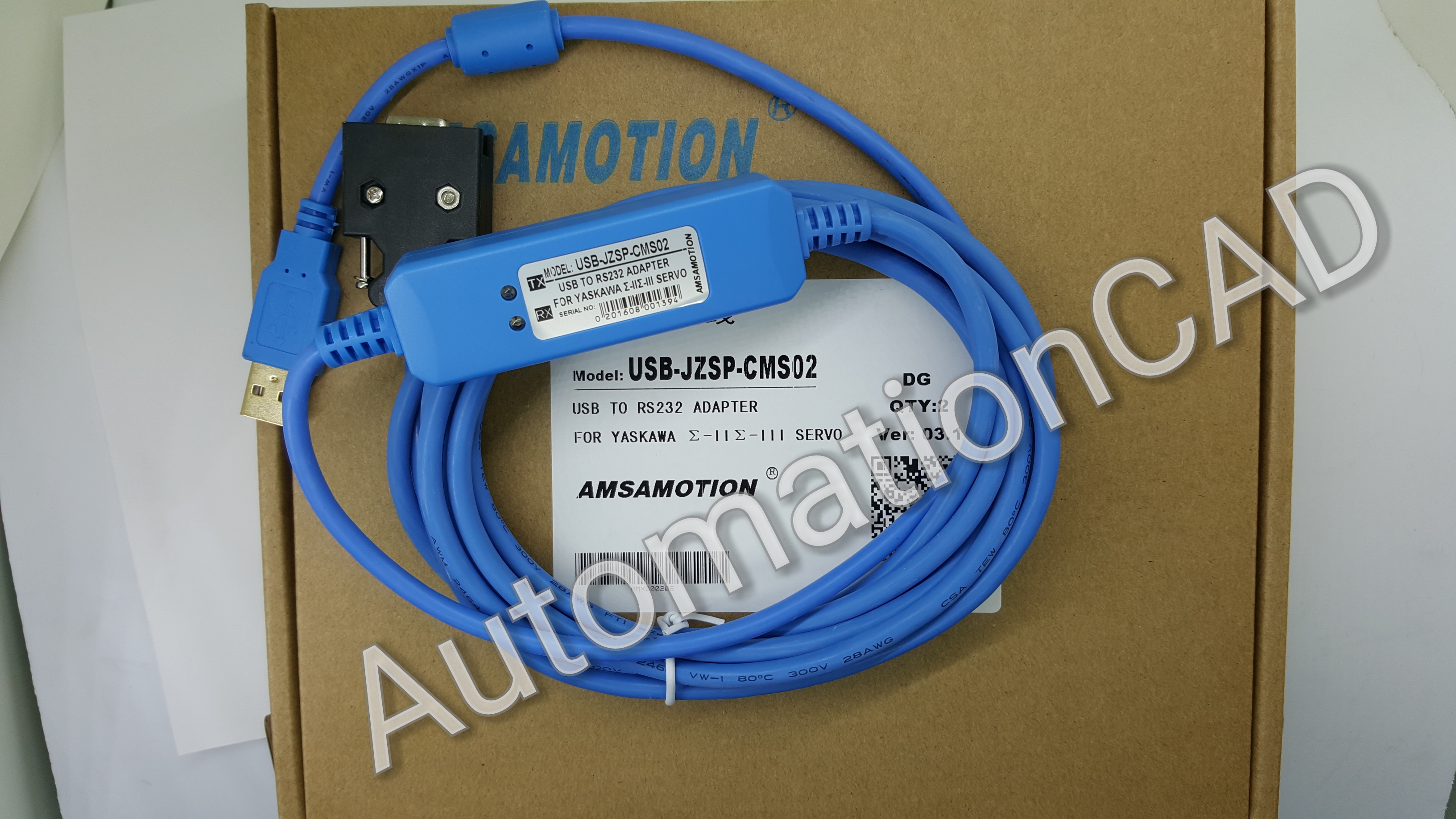สายลิ้งค์ SERVO DRIVE YASKAWA Σ-II/Σ-III Sigma2/ Sigma3 USB-JZSP-CMS02
