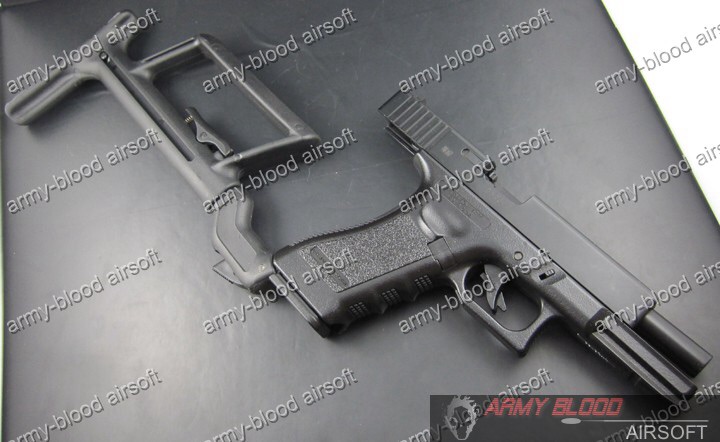 New.TAC Retractable Stock For Glock(BK)prev ราคาพิเศษ