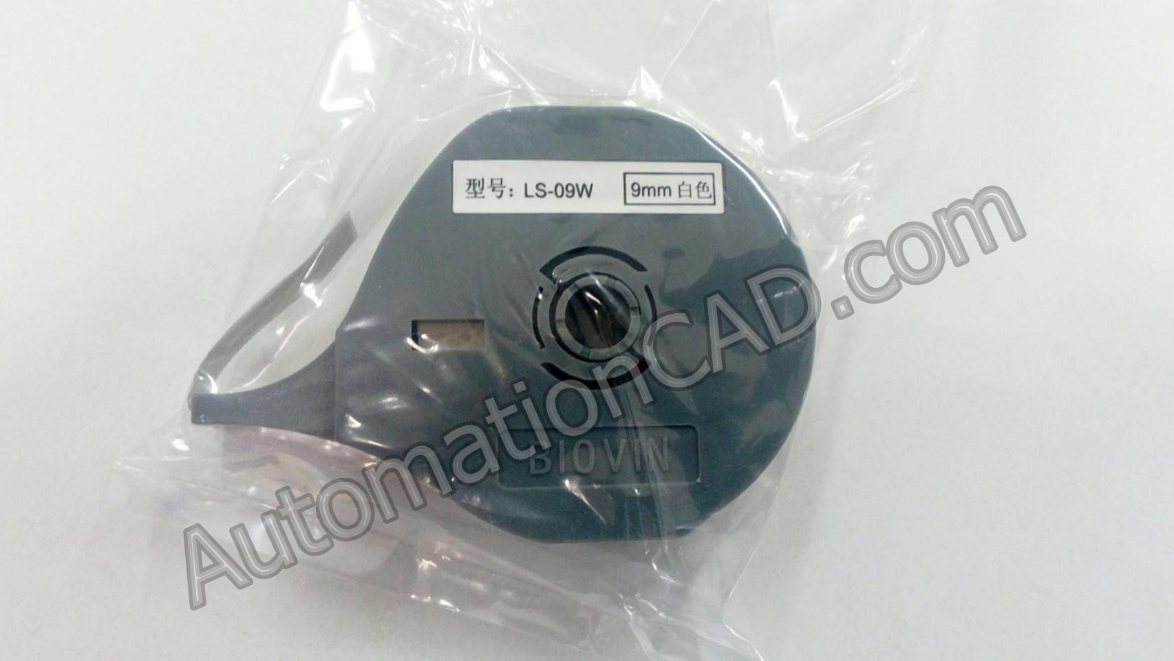 สติ๊กเกอร์ Label 9 mm. White ลาเบล BIOVIN ใช้กับเครื่องพิมพ์ฮอตมาร์ค เครื่องพิมพ์ปลอกมาร์คสายไฟ ใช้กับเครื่องพิมพ์ รุ่น S650 S700E