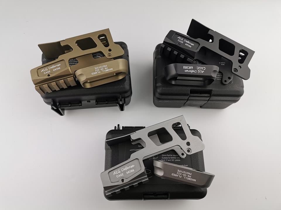 New. ชุดแต่ง alg defense g17.g18c Marui.We. Kwa. Gen3 ดำ ทราย เทา