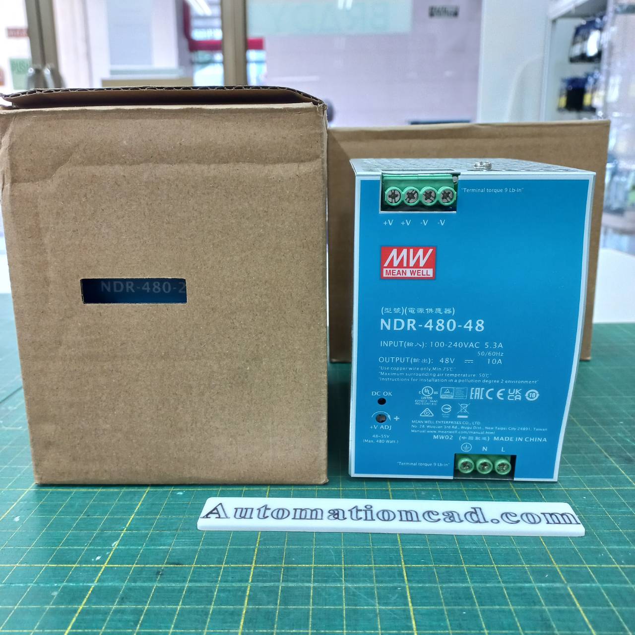 MEANWELL POWER SUPPLY NDR Series - 480W พาวเวอร์ซัพพลาย 10A 48VDC