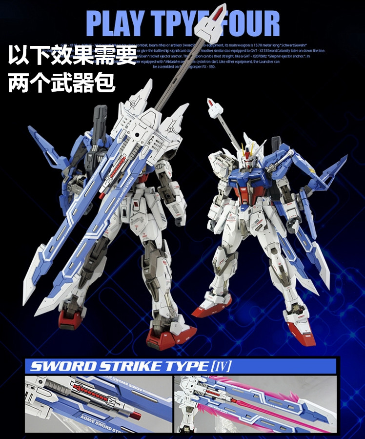 GAT-X105 + AQM/E-X02 Sword Strike Pack Ver.II [โมจีนMomoko]