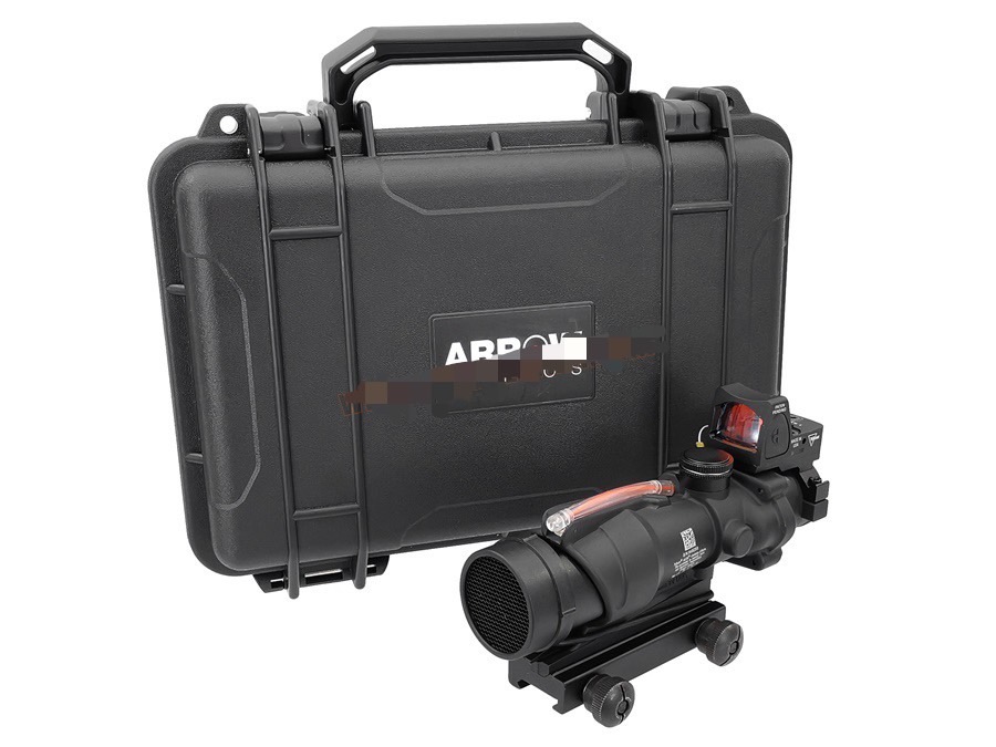 กล้อง 4x32 Trijicon ACOG TA31 ECOS + RMR (Red Fiber Optic) : Arrow Optics