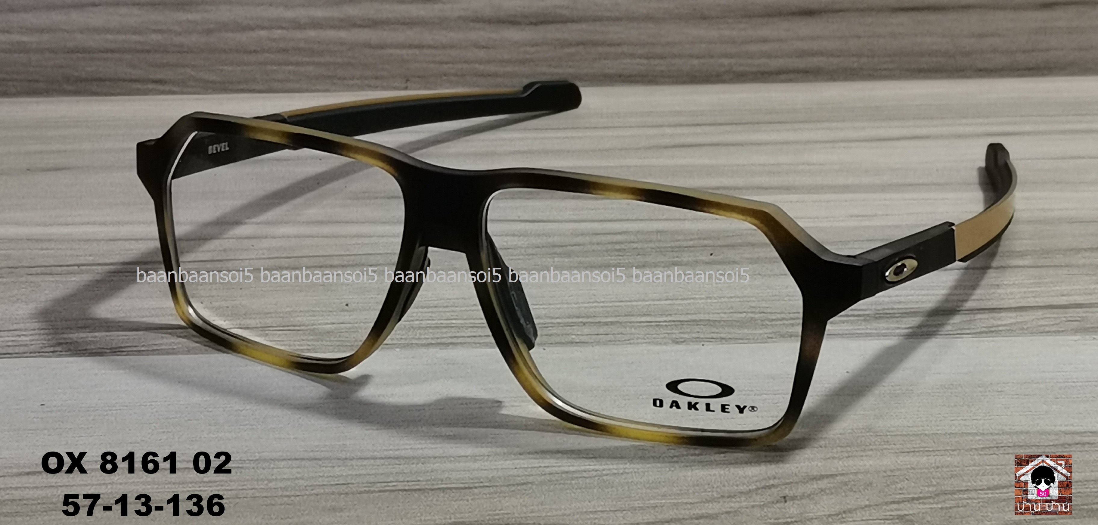 OAKLEY OX8161-02 BEVEL โปรโมชั่น กรอบแว่นตาพร้อมเลนส์ HOYA ราคา 4,500 บาท