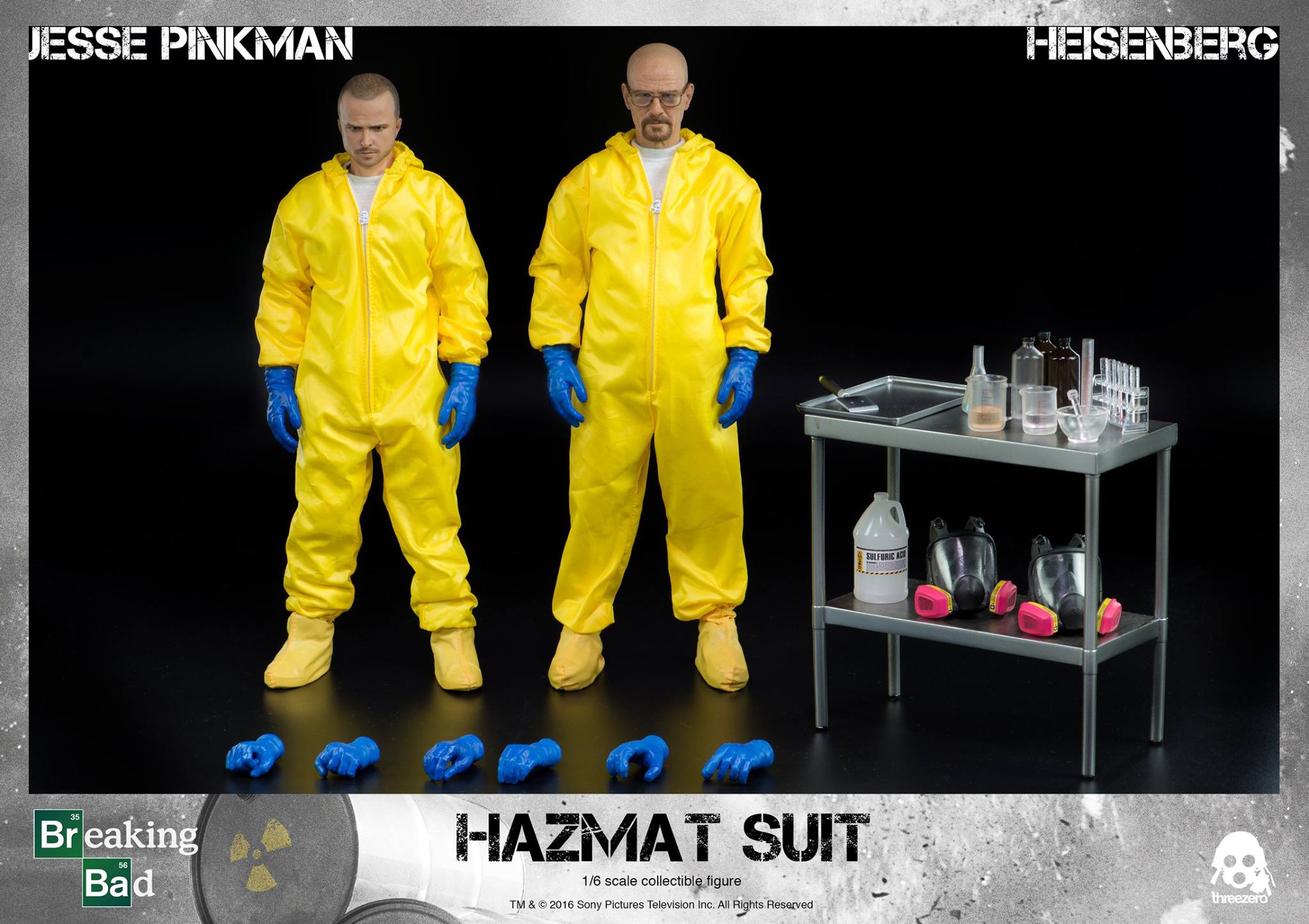 เปิดจอง threeZero: Breaking Bad: Heisenberg & Jesse Hazmat Suit Combo Normal version