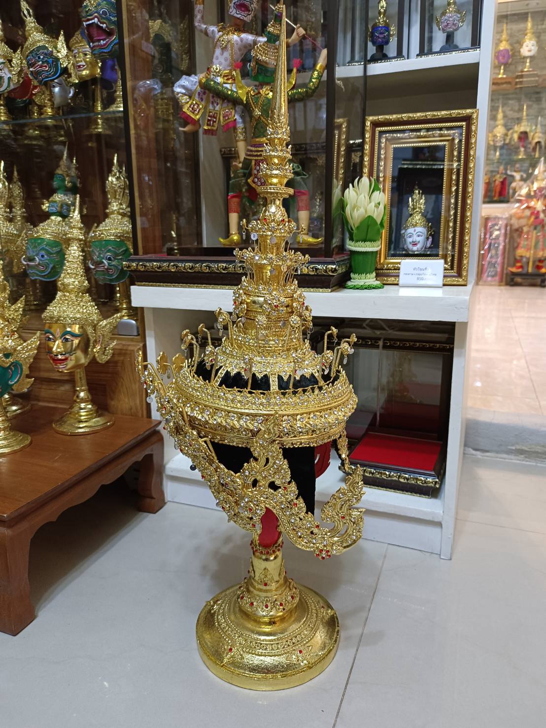 ชฎานาง ขนาดสวมหัว เกรดพรีเมี่ยม