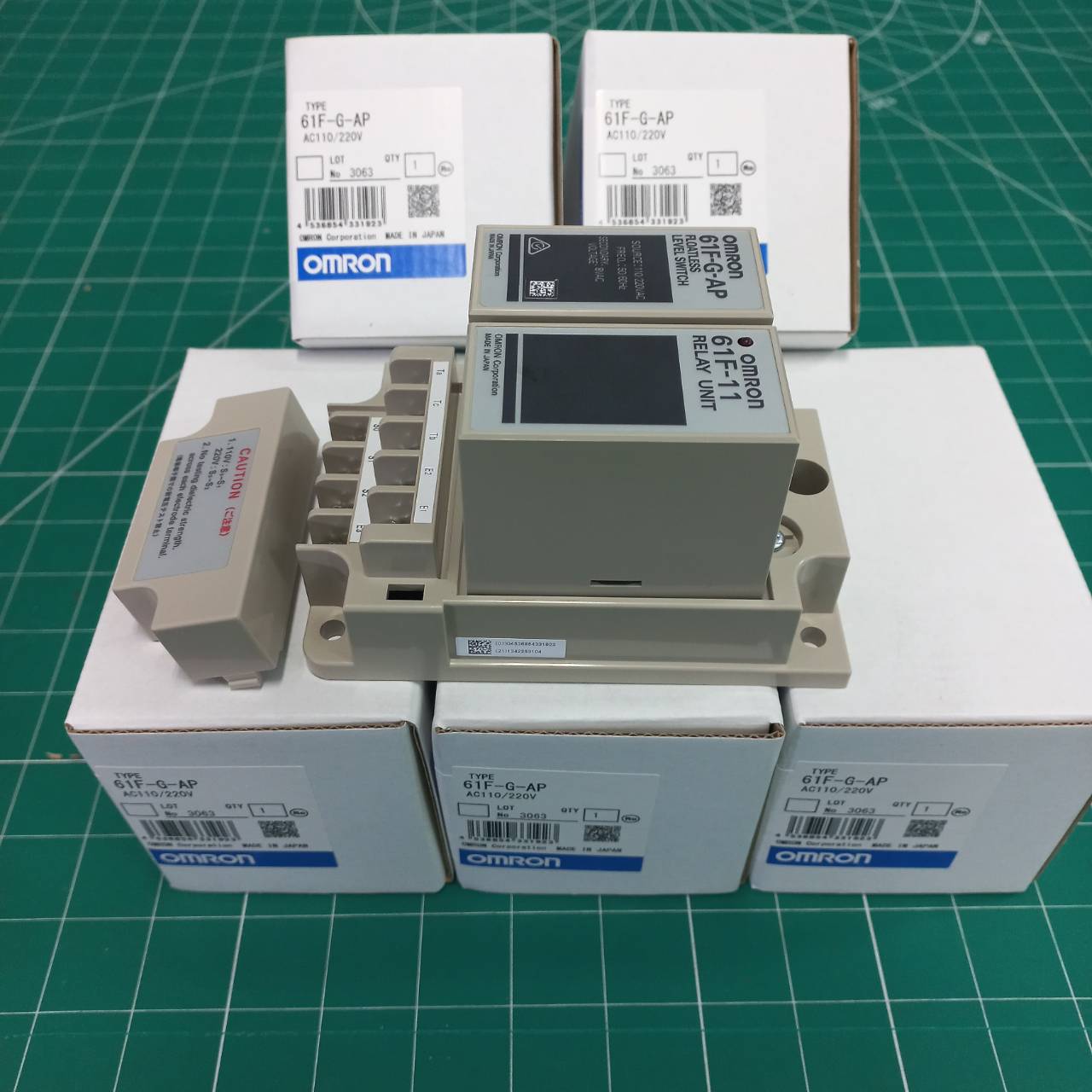 โฟลทเลส OMRON 61F-G-AP 220VAC อุปกรณ์ควบคุมระดับน้ำ Floatless level switch