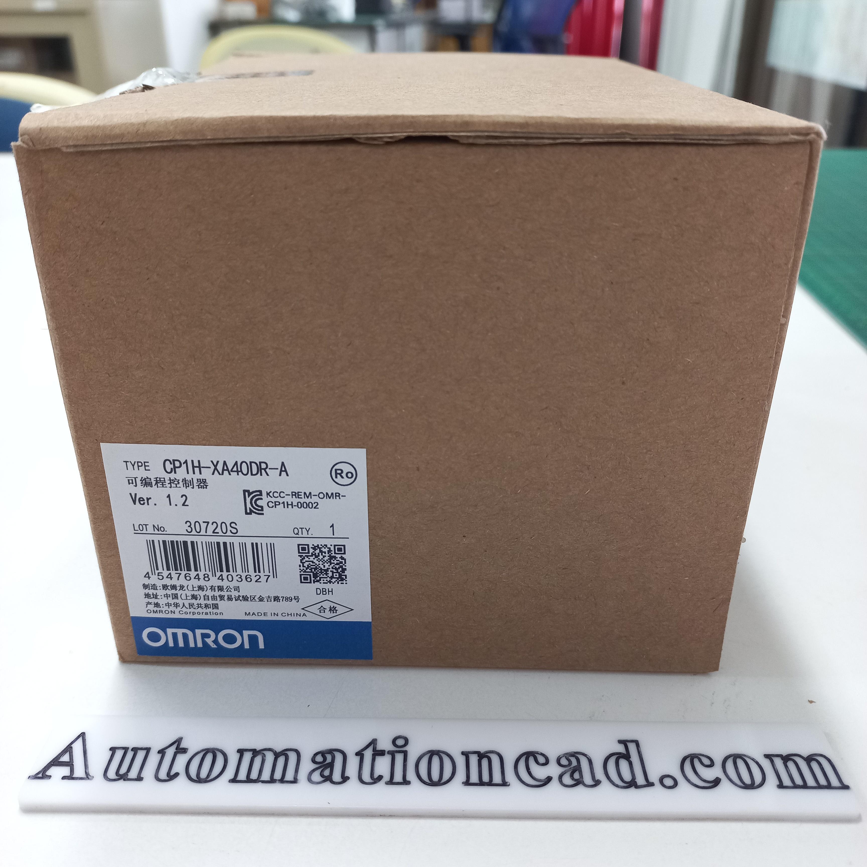 CP1H-XA40DR-A PLC พีแอลซี ออมรอน ของแท้ OMRON 24 IN Dc / 16 OUT Relay ไฟเลี้ยง 220Vac