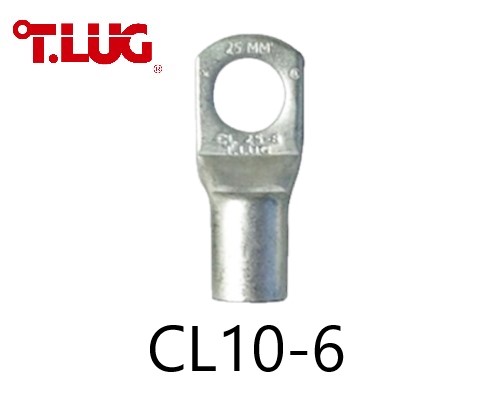 หางปลารุ่นหนาทรงยุโรป แบบท่อ CL 10-6 TLUG ใช้กับสาย 10 sq.mm (100 ชิ้น/ห่อ)