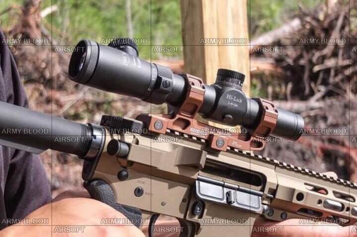 New.Geissele Super Precision Big Bertha Scope Mounts -Manufacturer: Made in China - Built Material: Aluminum -Major Color: Black / Tan -Inner Diameter: 30mm (25mm) ราคาพิเศษ