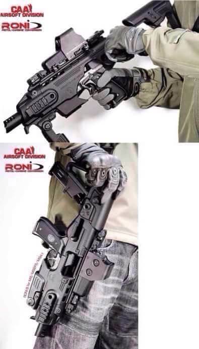New.CAA RONI B M9/M92F/M9A1 Pistol Carbine Conversion Kit in Black ราคาพิเศษ