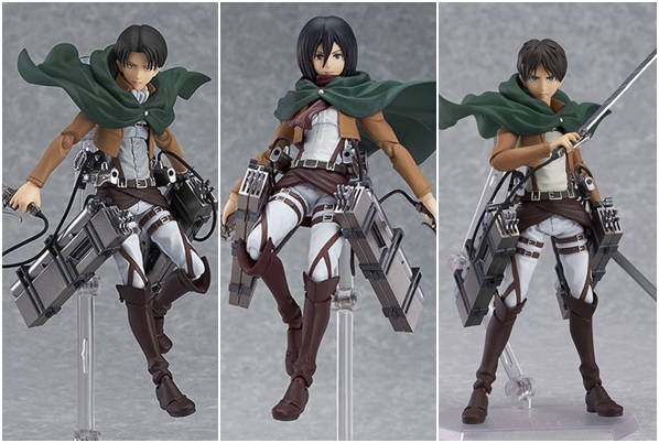 BoxSet 3 Levi/Mikasa/Eren [Action Figure]