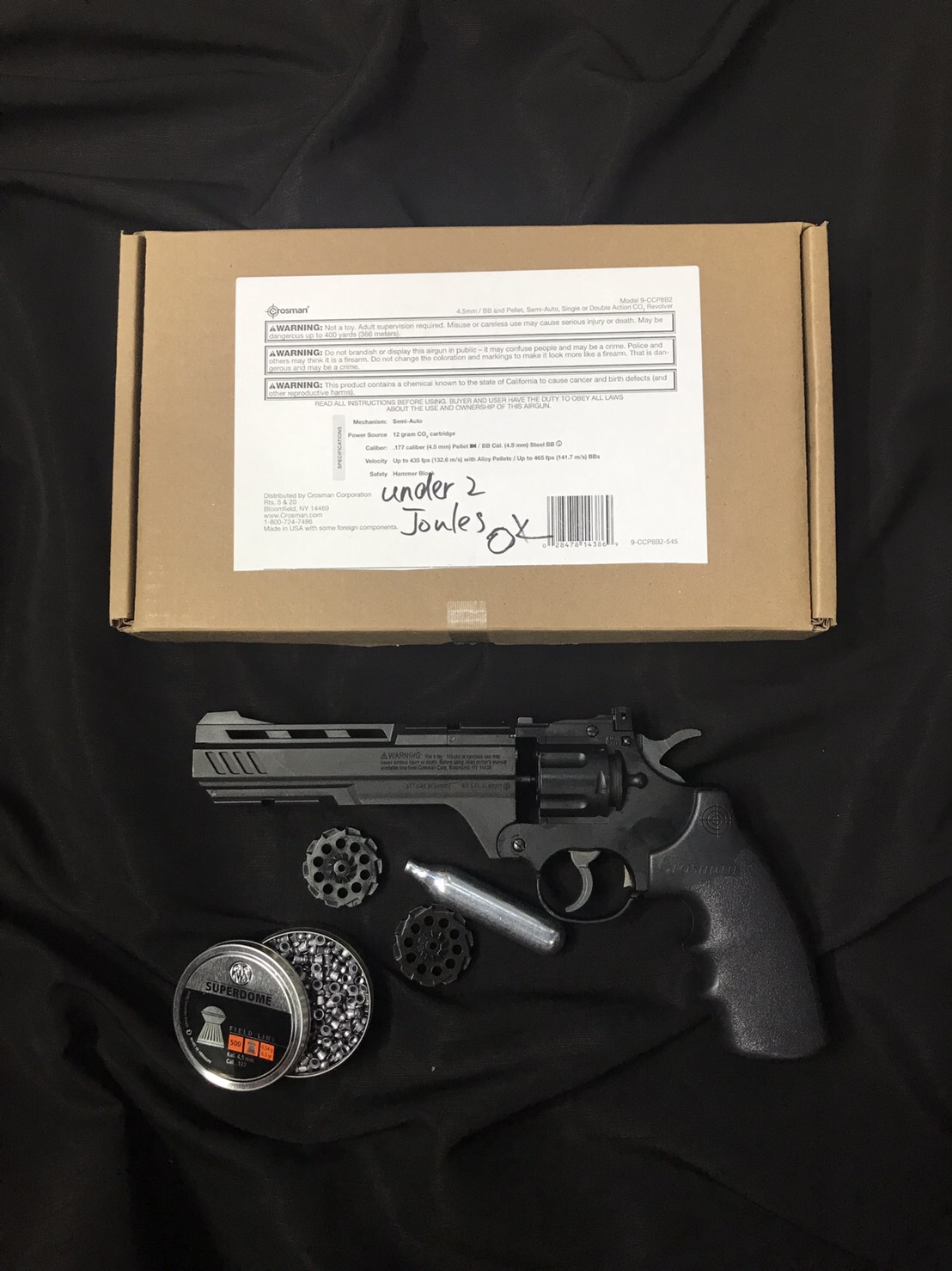 New.ลูกโม่ crosman ยิงได้ 2 แบบ ราคาพิเศษ
