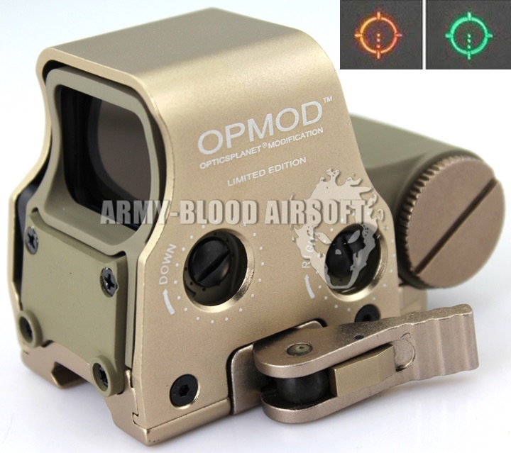 EOTech HWS XPS3-2 Holographic Red Green Reflex Dot Sight with QD Mount Side Button (TAN)
