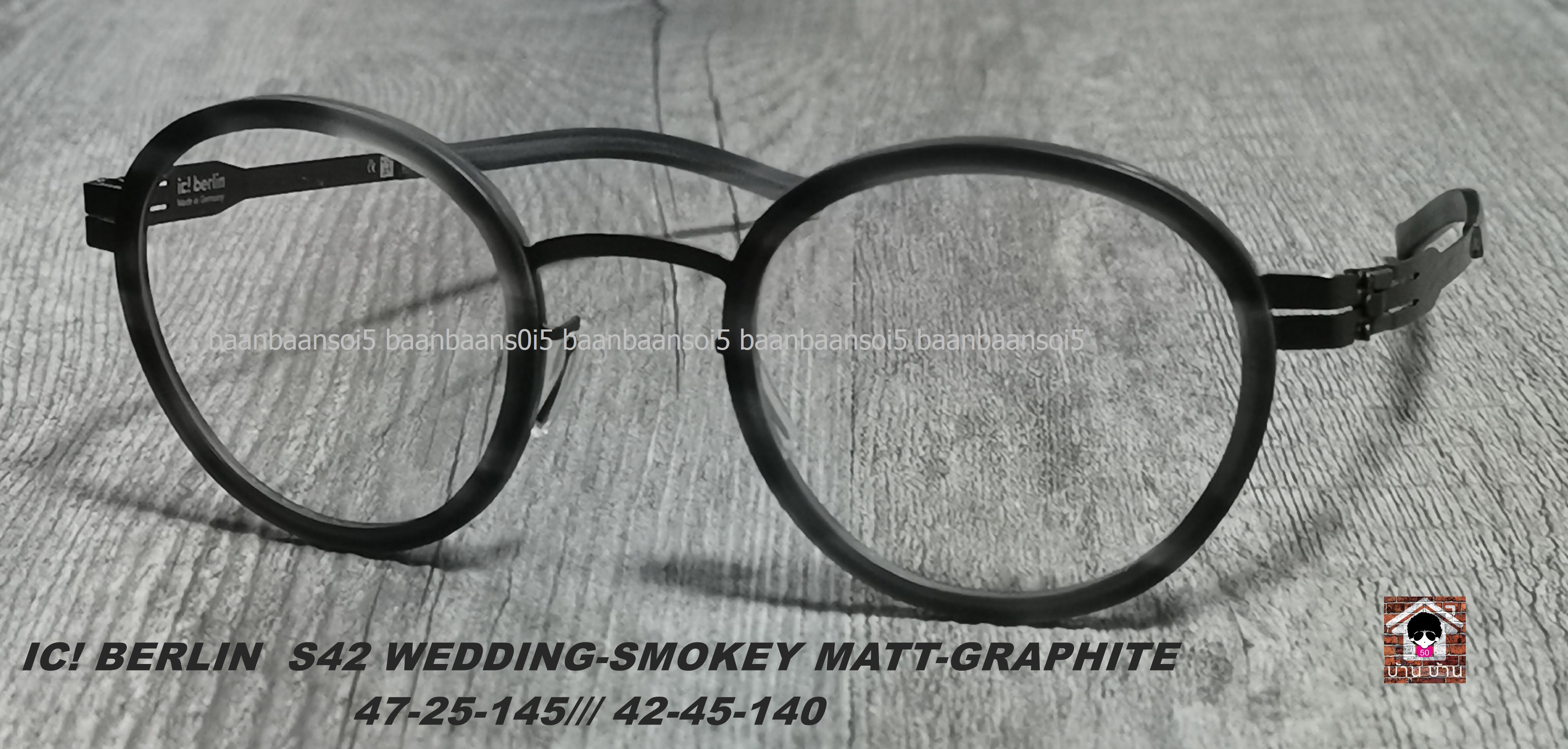 IC! BERLIN S42 WEDDING/SMOKEY MATT/GRAPHITE ราคา 13,900 บาท พร้อม รายการแถม เกินคุ้ม จำนวน จำกัด