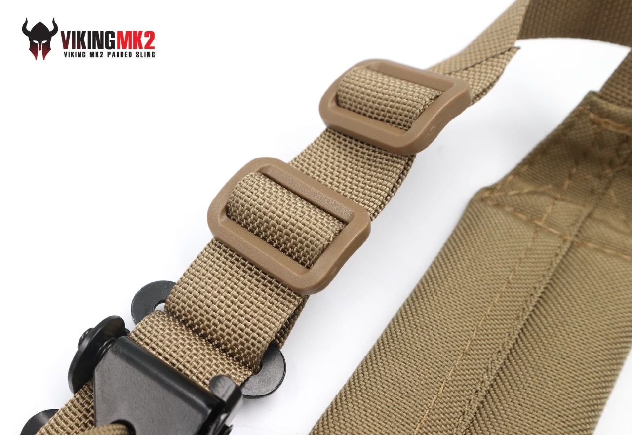 (star)สินค้ามี สีพรางดำ เข้ามาใหม่ค่ะ (fire)สายสะพาย Viking MK2 ( Viking MK2 Padded Sling ) 🔗 ผลิตจากผ้า Nylon 1000D 🔗 สายสะพาย 2 จุด แบบอเนกประสงค์ ปรับใช้งานกับ M16, M4, ลูกกรด, ลูกซอง และอื่นๆ ได้ 🔗 มี Quick Pull Adjust buckle ป