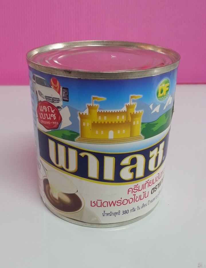 ครีมเทียมข้นหวาน 380g. ตรา พาเลซ