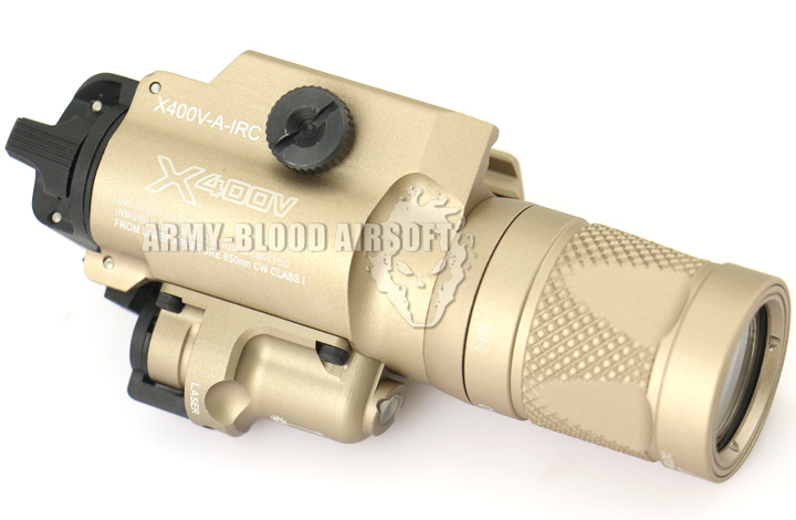 New.Surefire X400V LED WeaponLight W/ Red Laser (Tan) ราคาพิเศษ