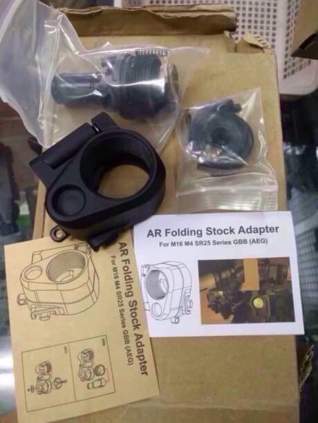 New.ชุดพับพายท้าย M4 Law Tactical AR-15 Folding Stock Adapter for Cmmg M4 / M16 / SR25 ราคาพิเศษ