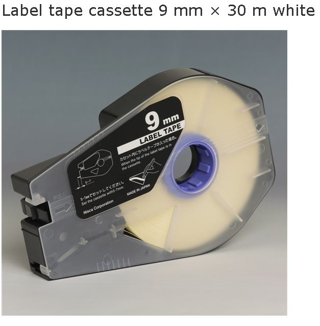 สติ๊กเกอร์ Label 9mm. White เครื่องพิมพ์ CANON รุ่น MK1500 MK2600 MK1100 3476A024