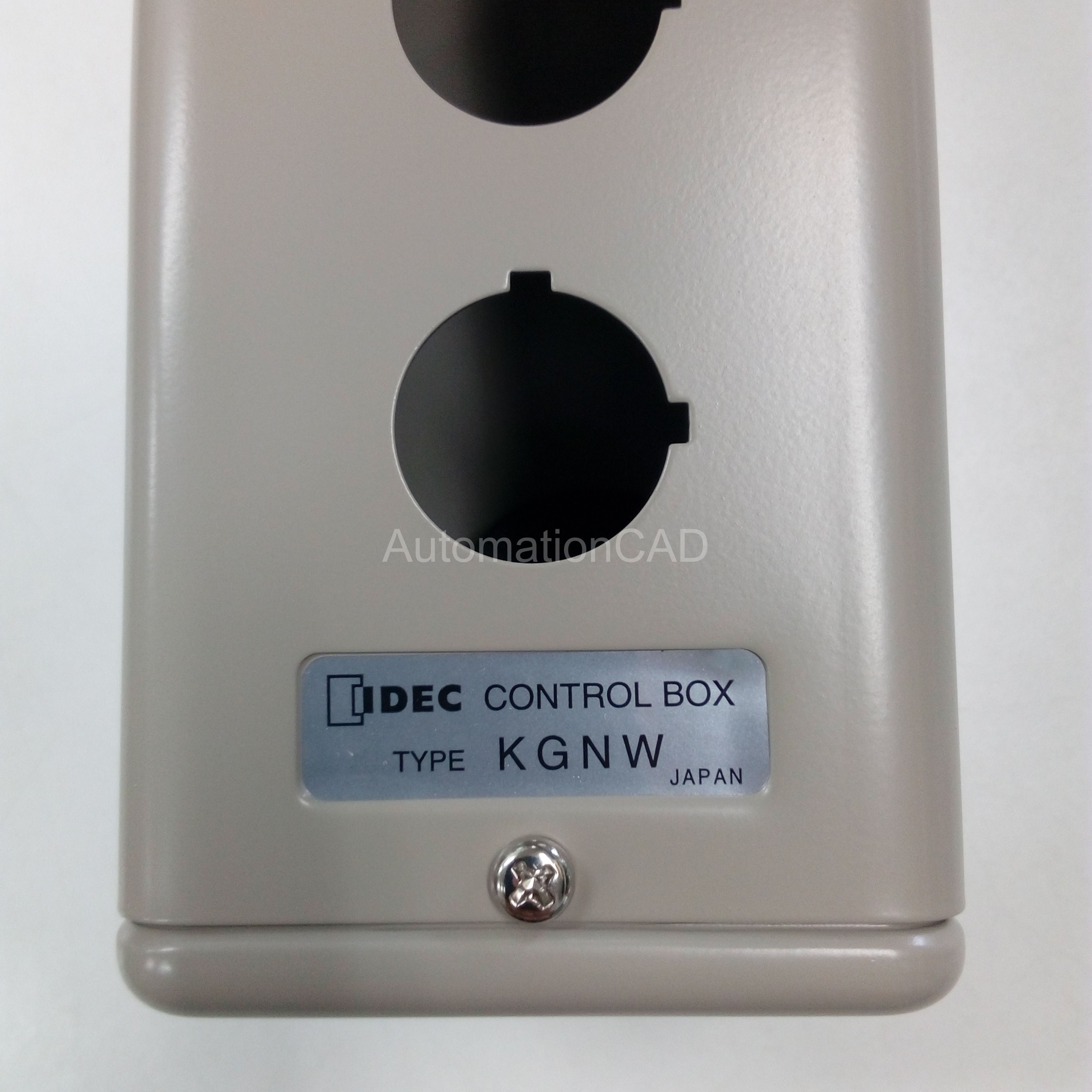 กล่องเหล็ก IDEC 4 รู Φ22mm Control Box KGN Series คอนโทรลบล็อก สำหรับใส่สวิตช์กด