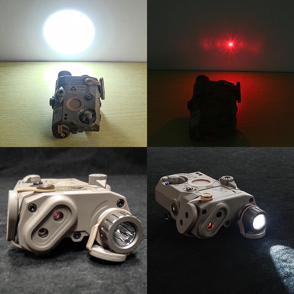กล่อง PEQ-15 LA-5C Laser Pointer ยี่ห้อ WADSN รุ่น Real Grade (รุ่น Top) รุ่นไฟฉาย และ เลเซอร์สีแดง