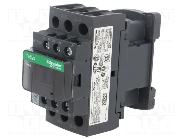แมกเนติก คอนแทคเตอร์ MAGNETIC CONTACTOR รุ่น LC1D25E7 coil 48VAC SCHNEIDER