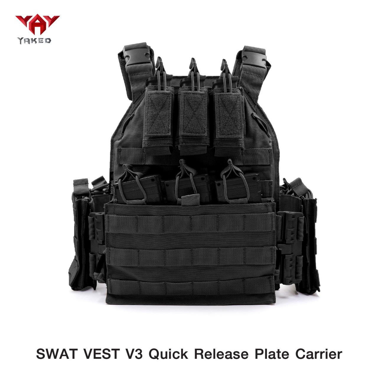 (clapping hands)สินค้าเข้ามาใหม่ค่ะ (fire)เสื้อเกราะ Swat Vest V3 ( Swat Vest V3 Quick Release Plate Carrier ) 💥 ผลิตจากผ้า 1000D กันน้ำ 💥 Quick Release มาพร้อมระบบปลดไว 💥 ระบายอากาศได้ดี ไม่อับชื้น 💥 Free size ปรับขนาดได้ส