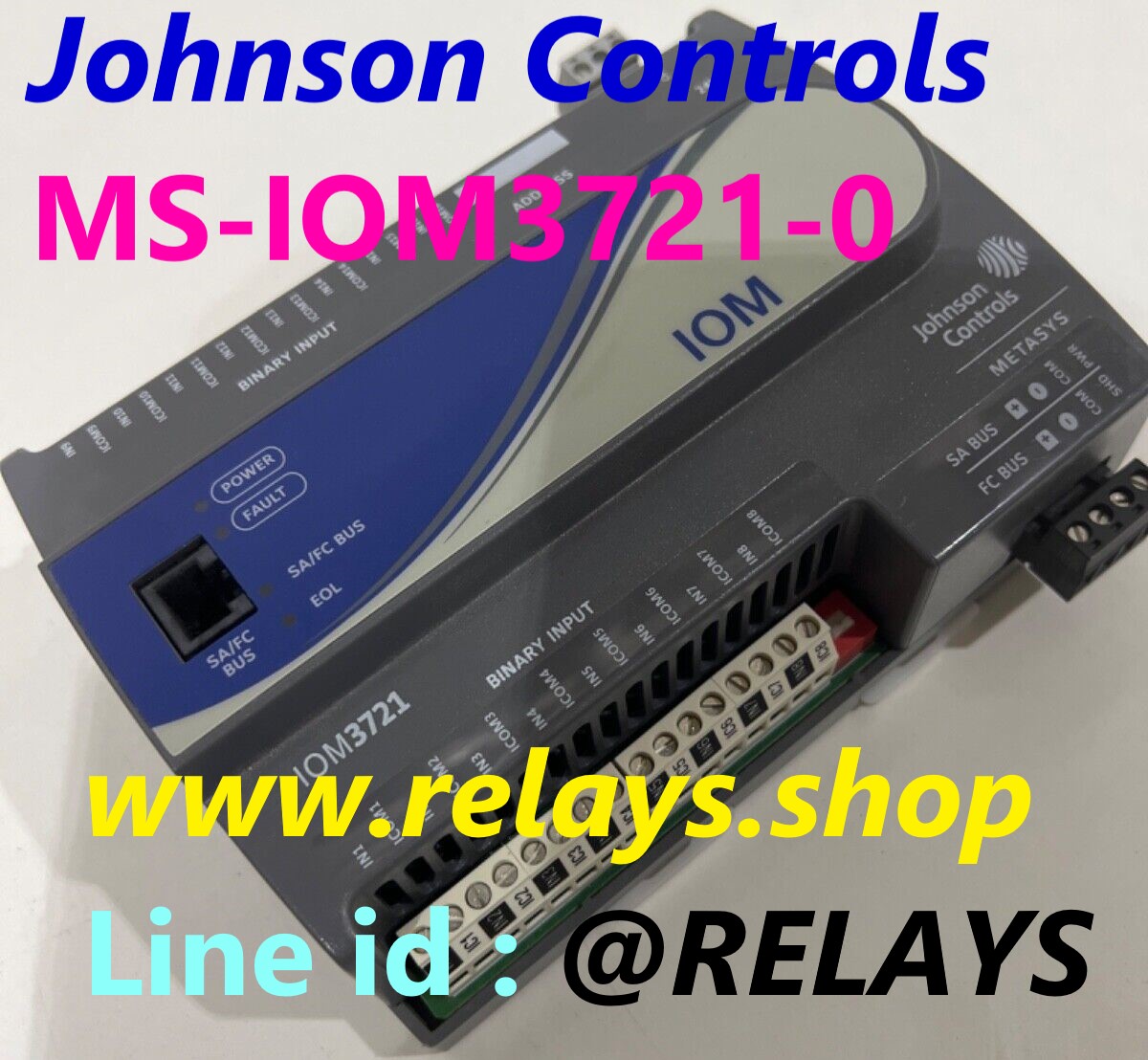 IOM3721 MS-IOM3721-0 #JohnsonControls by 538LTD Johnson Controls Input/Output interface BUS Control Relay Module รีเลย์ อุปกรณ์ไฟฟา รีเลย์ ควบคุม ไฟฟ้าโรงงาน #MSIOM3721-0 #MS #IOM3721-0 #จอห์นสัน #Johnson_Controls #interface #Relay #Module #Johnson #Contr