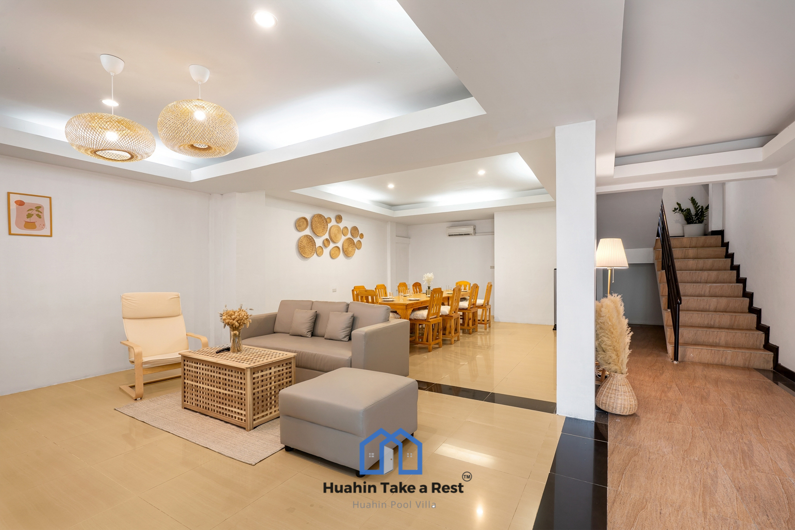 HR15043 บ้านพักหัวหิน บ้านบีชไซด์ พูลวิลล่า