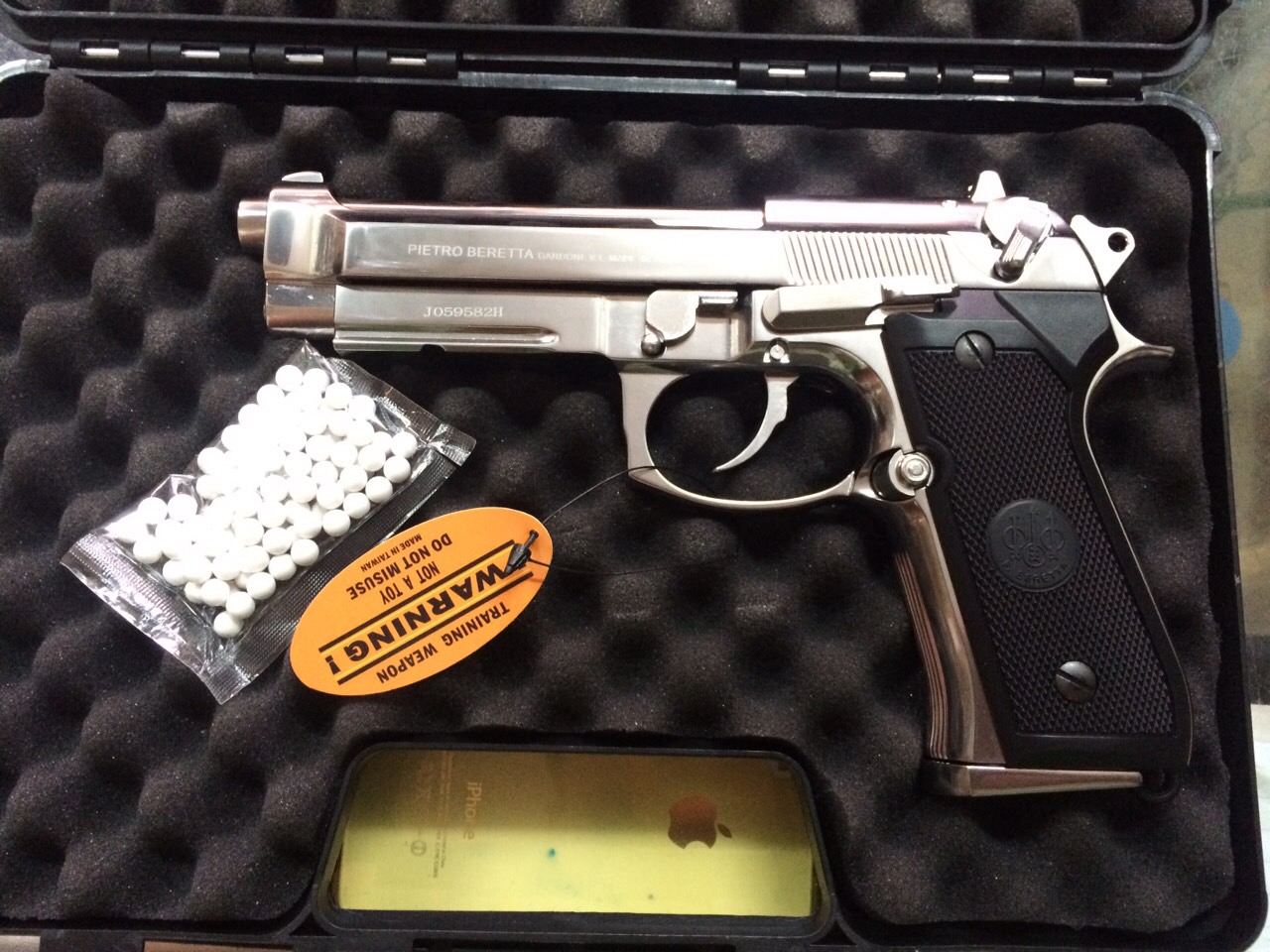 New.Beretta M9A1 สีเงิน Keymore ราคาพิเศษ