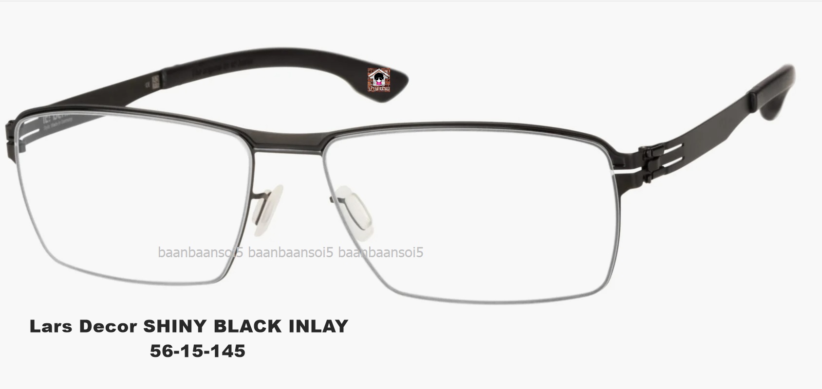 IC! BERLIN LARS DECOR โปรโมชั่น พร้อมเลนส์เปลี่ยนสี Hoya Sensity ราคา 18,900 บาท
