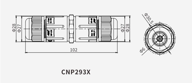 ข้อต่อสายไฟกันน้ำ ใช้กับสายไฟ ขนาด 0.5 ถึง 1.5 mm² แบบ 3 เส้น ข้อต่อสายไฟแบบหนีบ