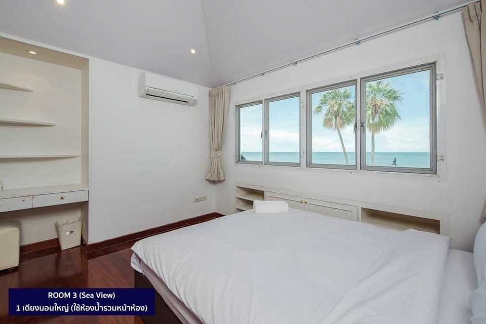HR15042 บ้านพักติดทะเลหัวหิน The Sunny Beach Villa