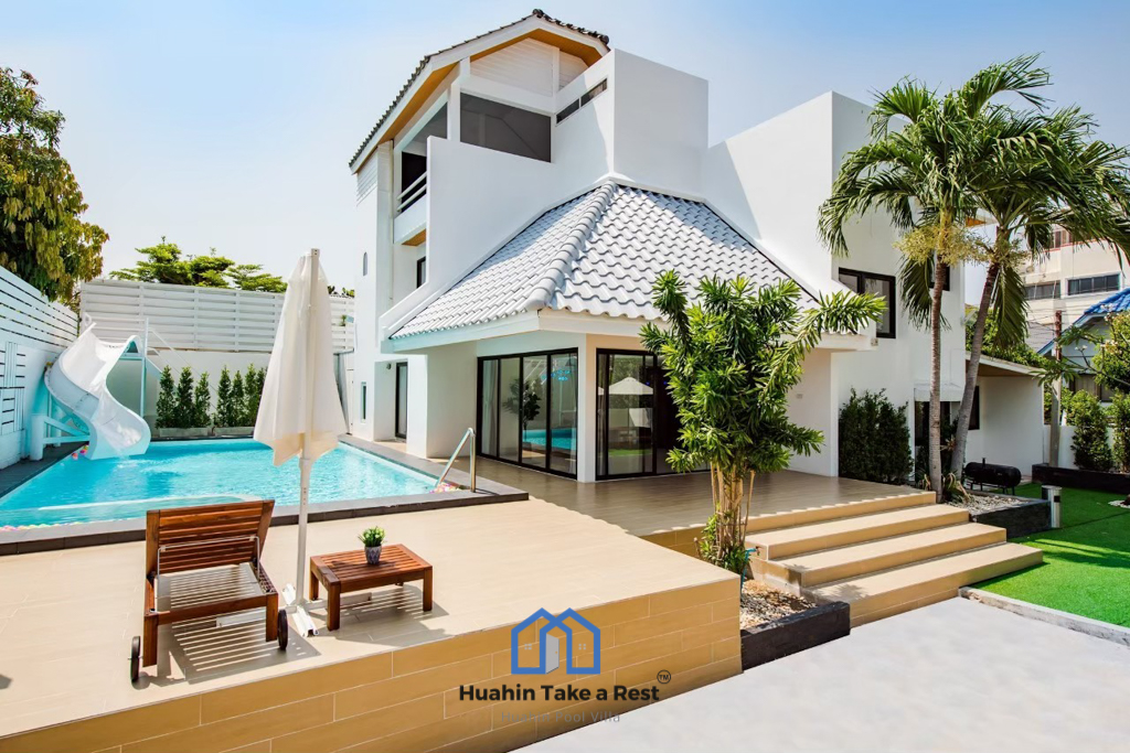 HR15041 บ้านพักหัวหิน บ้าน Miami Beach Villa