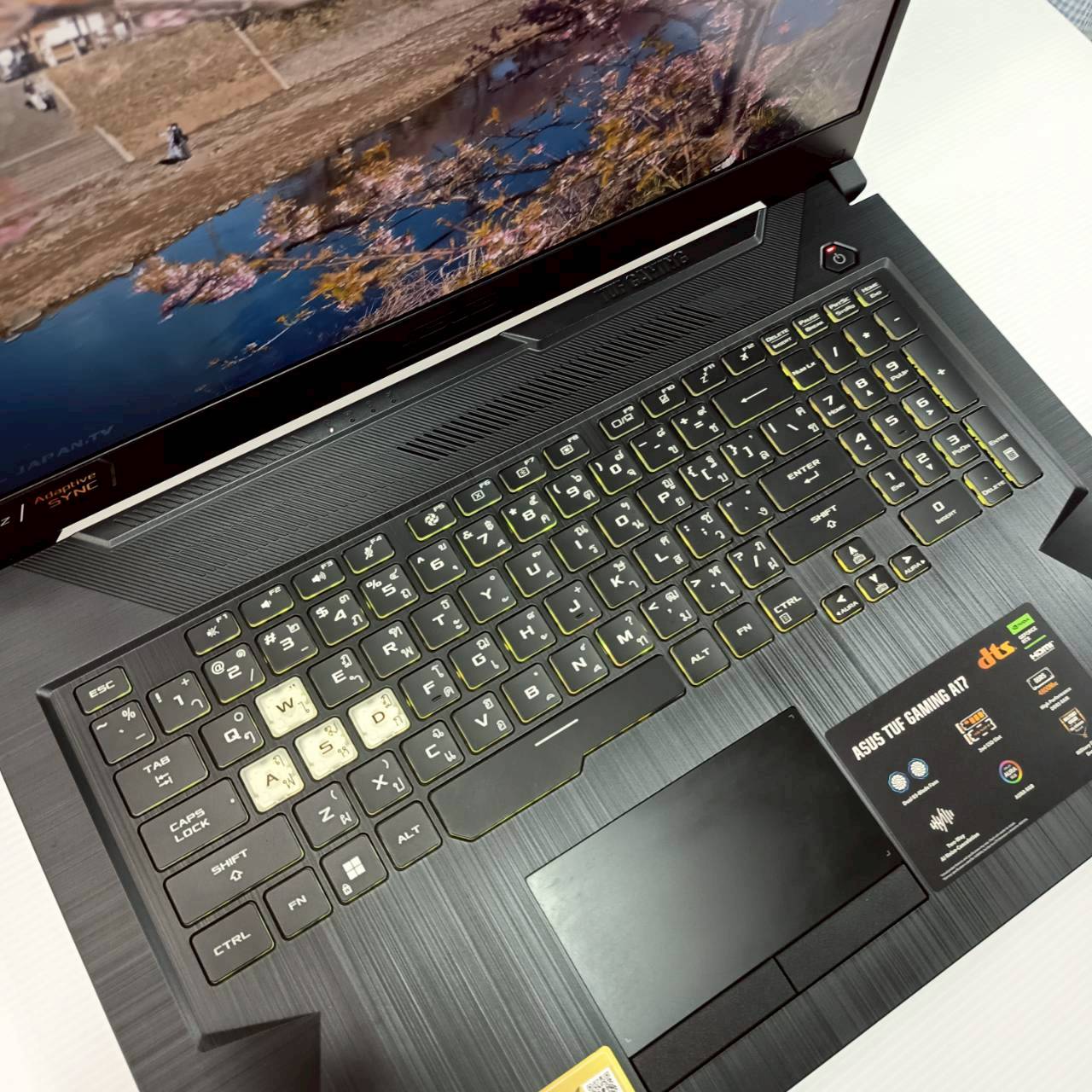 ASUS TUF GAMING A17 FA706NFR-HX016W สภาพเครื่อง 85% ประกันศูนย์ 29/03/2027