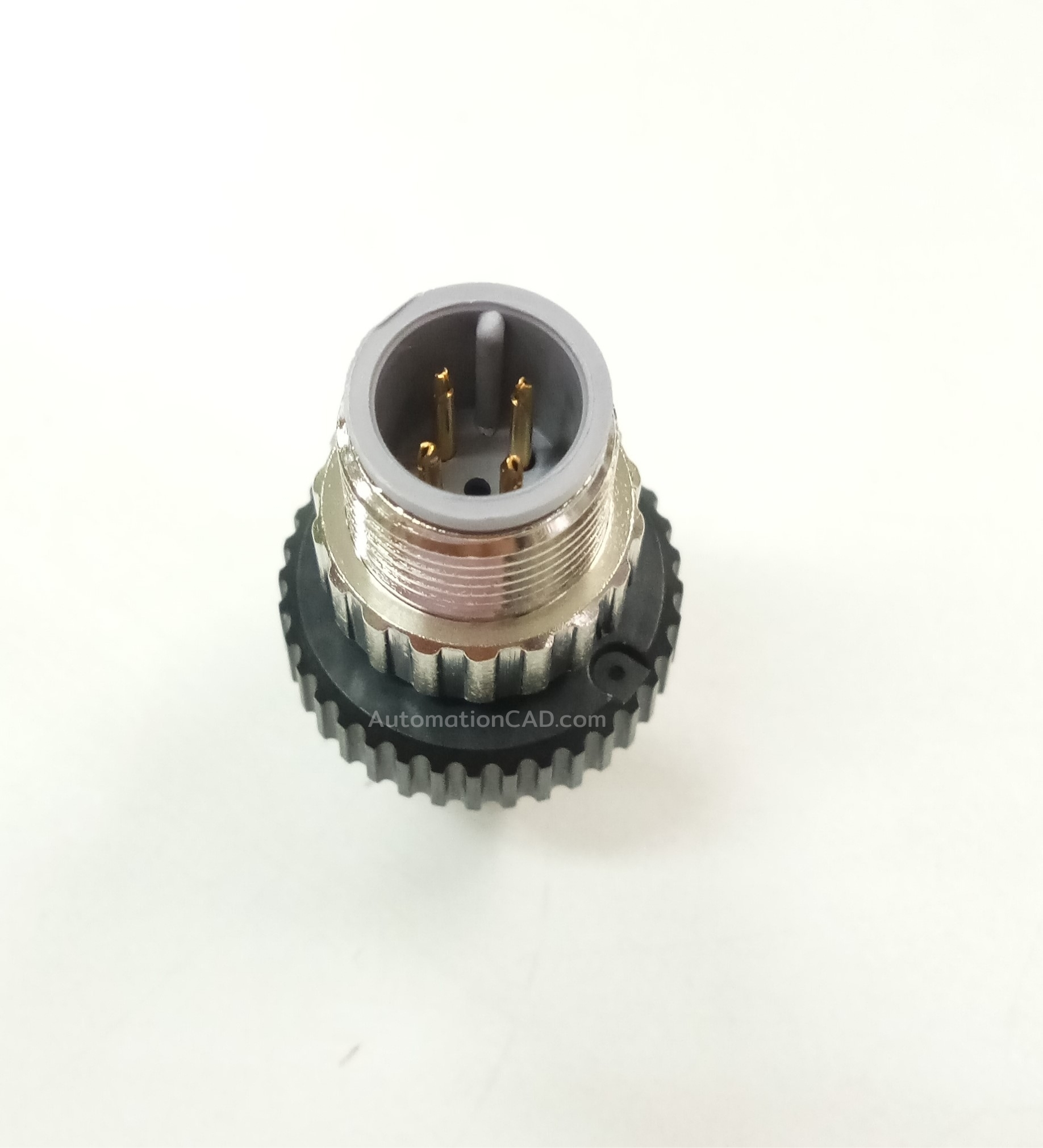 หัวคอนเนคเตอร์ M12 Connector OMRON แบบตรง ตัวผู้ 4 Pins XS2G-D4S1