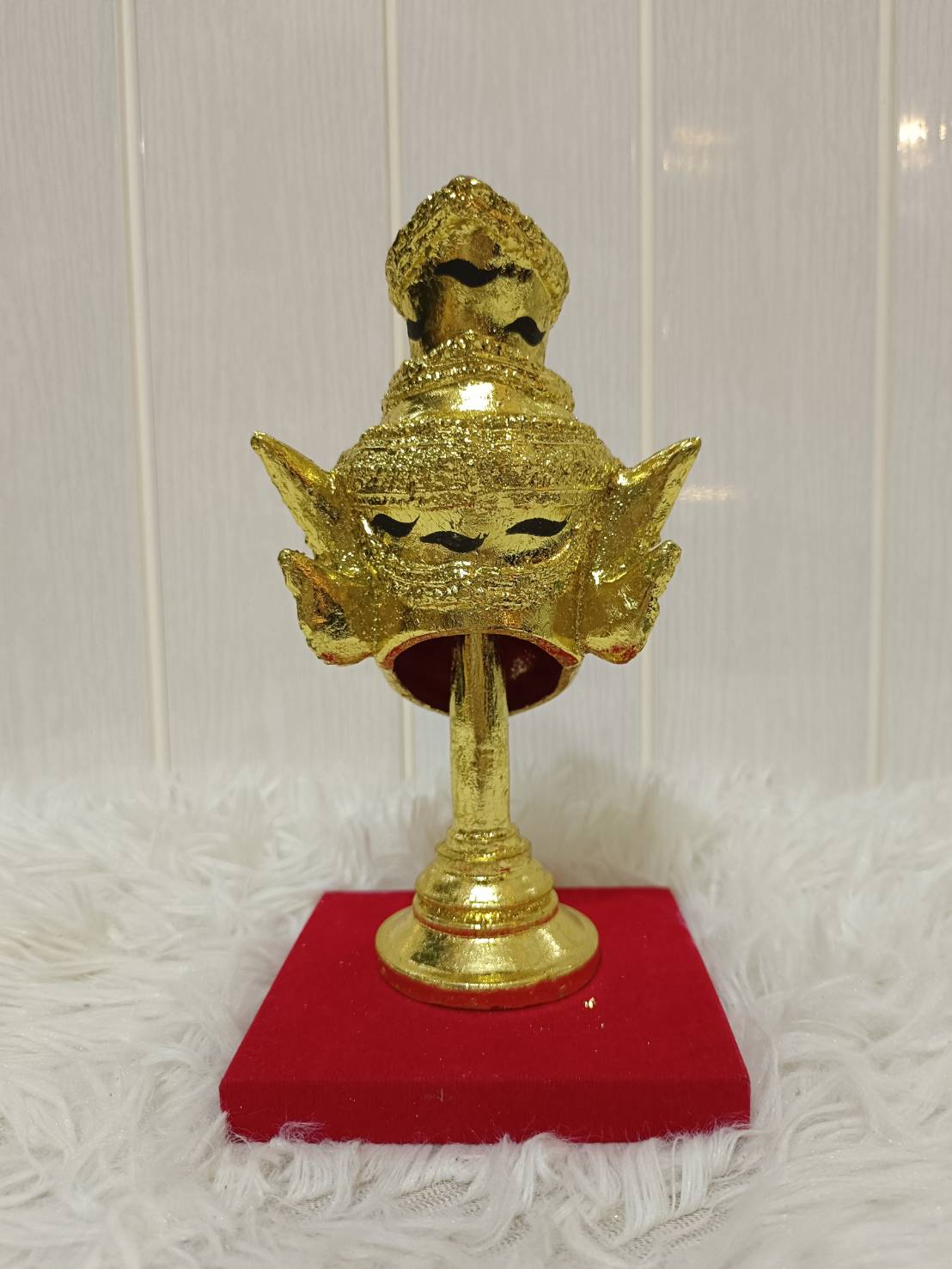 พ่อแก่ ขนาดกลาง 4 นิ้ว พร้อมฐานปิดทอง