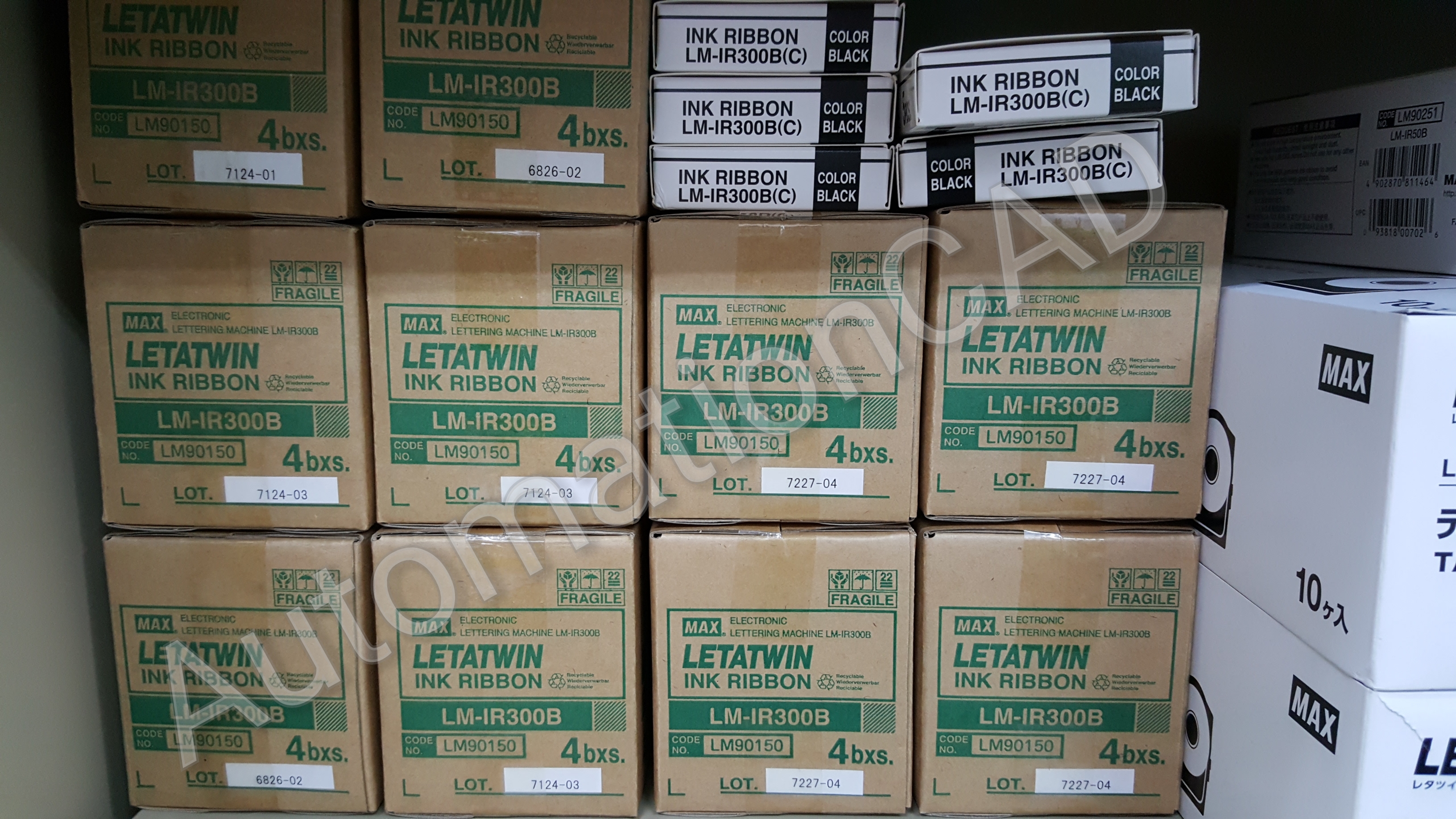 ตลับหมึก ผ้าหมึก หมึกพิมพ์ MAX RIBBON LM-IR300B Max LETATWIN รุ่น LM-380, LM-390