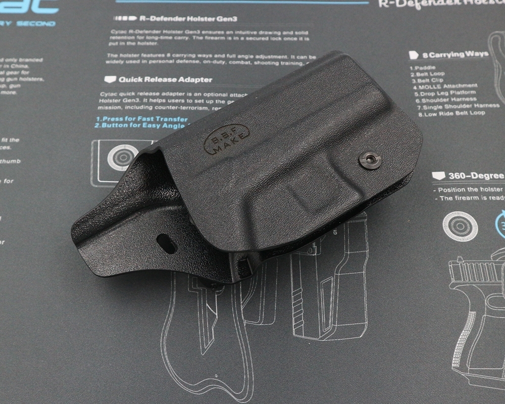 New.ซองพกนอก KYDEX ( OWB ) Glock 43 / Glock 43X (Gen 1-5) By B.B.F Make