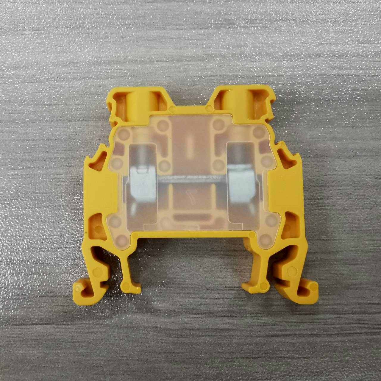 เทอร์มินอล ออนก้า 24A ใช้กับสายขนาด 2.5mm² ONKA-1018 Scewed terminal Yellow 1010018 MRK Series