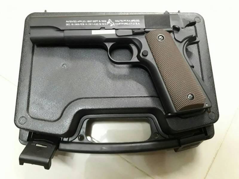 New.ปืนสั้น M1911 ฟูมาร์กิ้ง มาพร้อมกล่องปืน ราคาพิเศษ