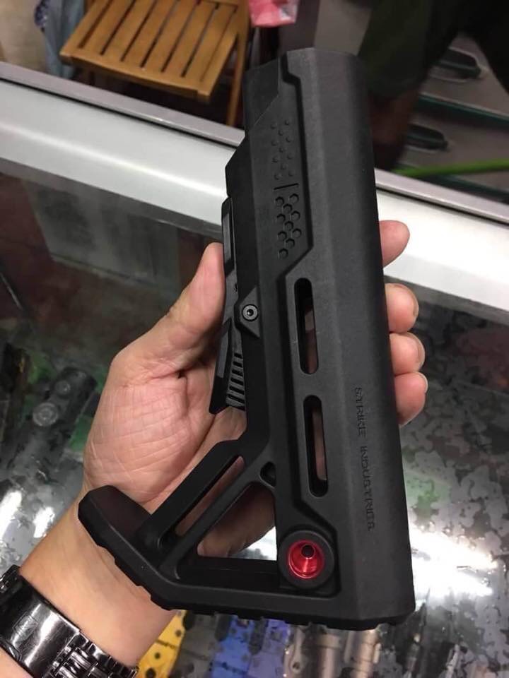 New.Strike Industries Viper Mod 1 Mil-Spec Carbine Stock for M4 Series Black / Red ราคาพิเศษ