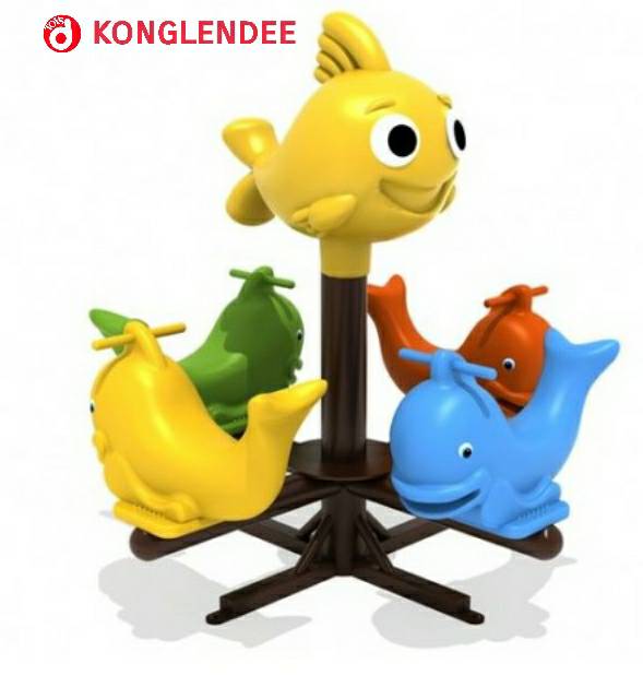 ม้าหมุนปลา4ที่นั่ง