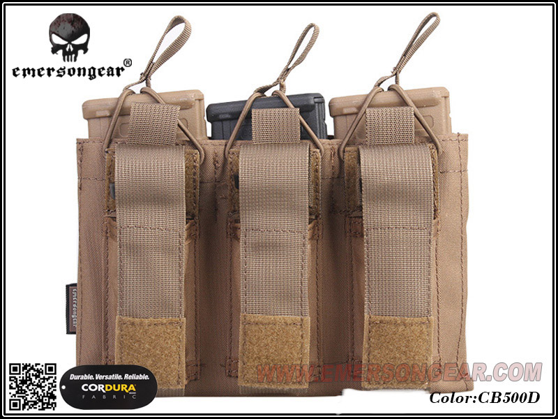 เพ้าแม็กกระซีน5.56พร้อมช่องใส่แม็คปืนสั้น แบบผ้า3ช่อง ยี่ห้อEmerson คุณสมบัติ : #สามารถบรรจุแม็กกระซีนM4ได้3แม็ก และ แม็กกระซีนปืนสั้นทุกรุ่นได้3แม็ก #มั่นใจได้ว่าแม็กกระซีนจะไม่มีตกหล่นขณะวิ่ง มี3สีให้เลือก #สีดำ #สีทราย #สีมัลติแคม สีพื้นราคา 1200 บาท ส