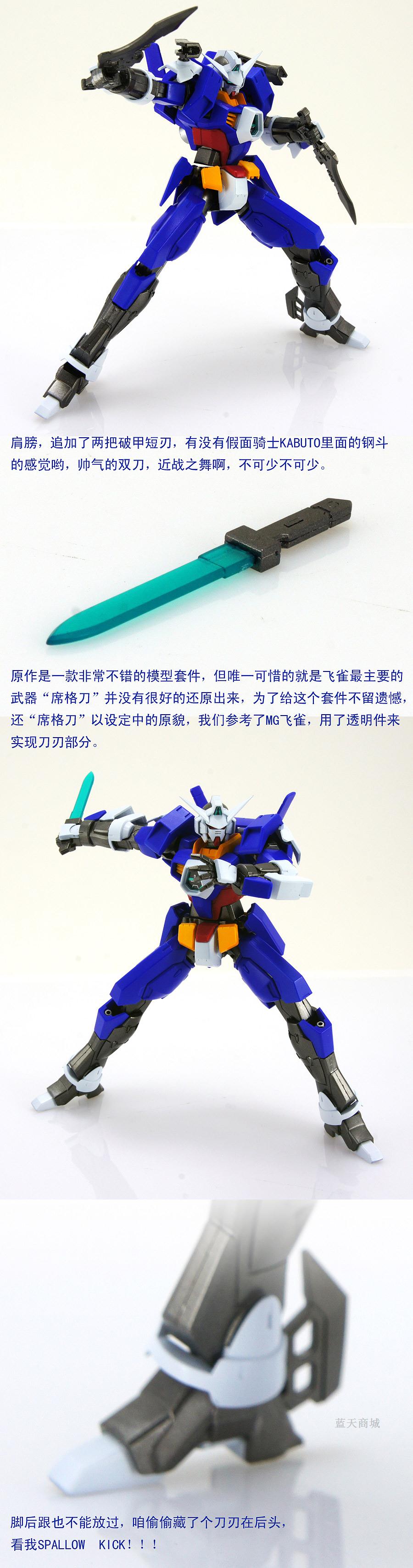 HG 1/144 Gundam AGE-1 Spallow [โมจีนMomoko]