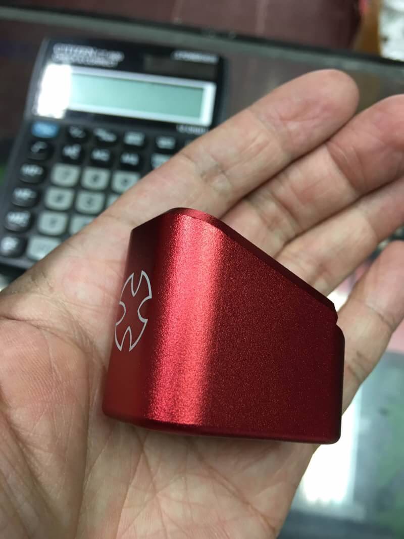https://youtu.be/IPGIkOg-Gyc New.TARAN ยุทธวิธีนวัตกรรม-อาวุธฐาน อลูมิเนียม PAD KIT สำหรับ GLOCK The USPA IPSC และ IDPACS กีฬา ส้นแมกอลูมิเนียม cnc. สำหรับปืน GLOCK 9/40 + เพิ่ม 5 นัด ขนาด 9 mm. + เพิ่ม 4 นัด ขนาด .40 มีมา 6 สี ราคาพิเศษ
