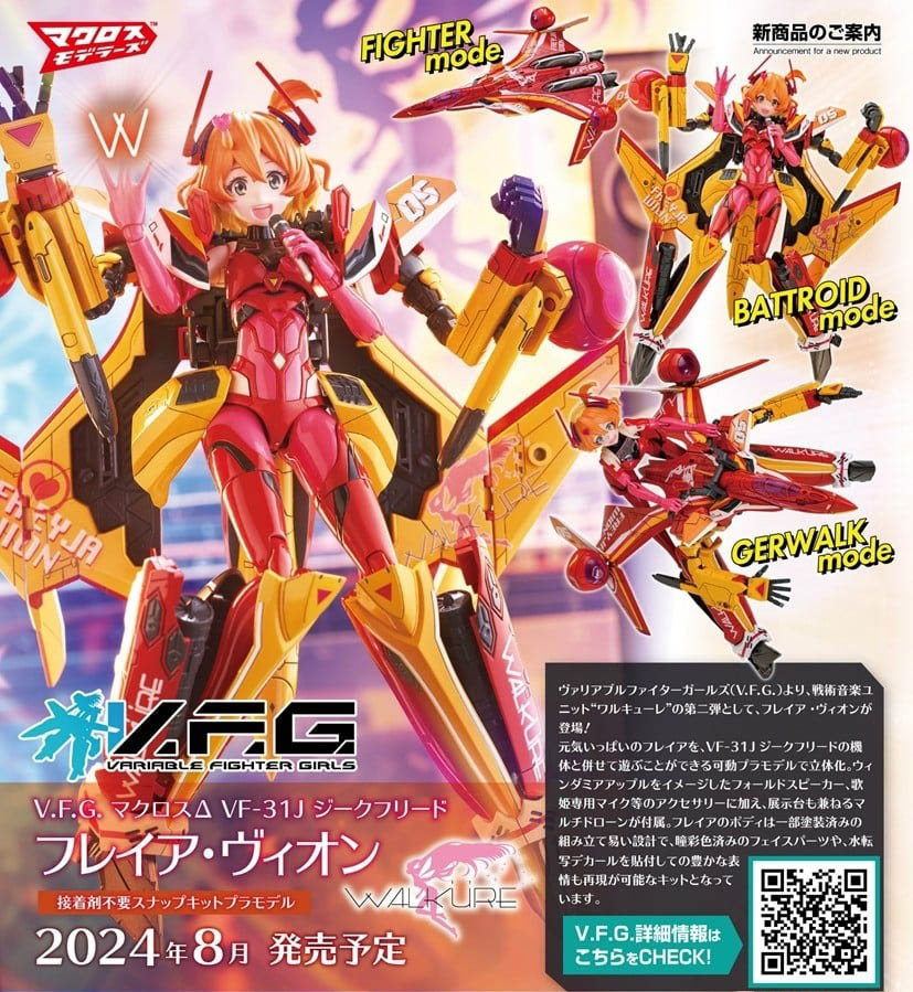 เปิดจอง : Variable Fighter Girls Macross Delta Walkure Freyja Wion