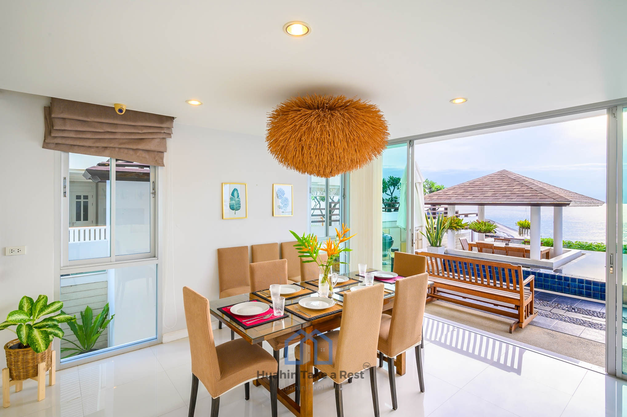 HR15035 บ้านพักติดทะเลหัวหิน บ้านเดอะซันเซตบีช พูลวิลล่า