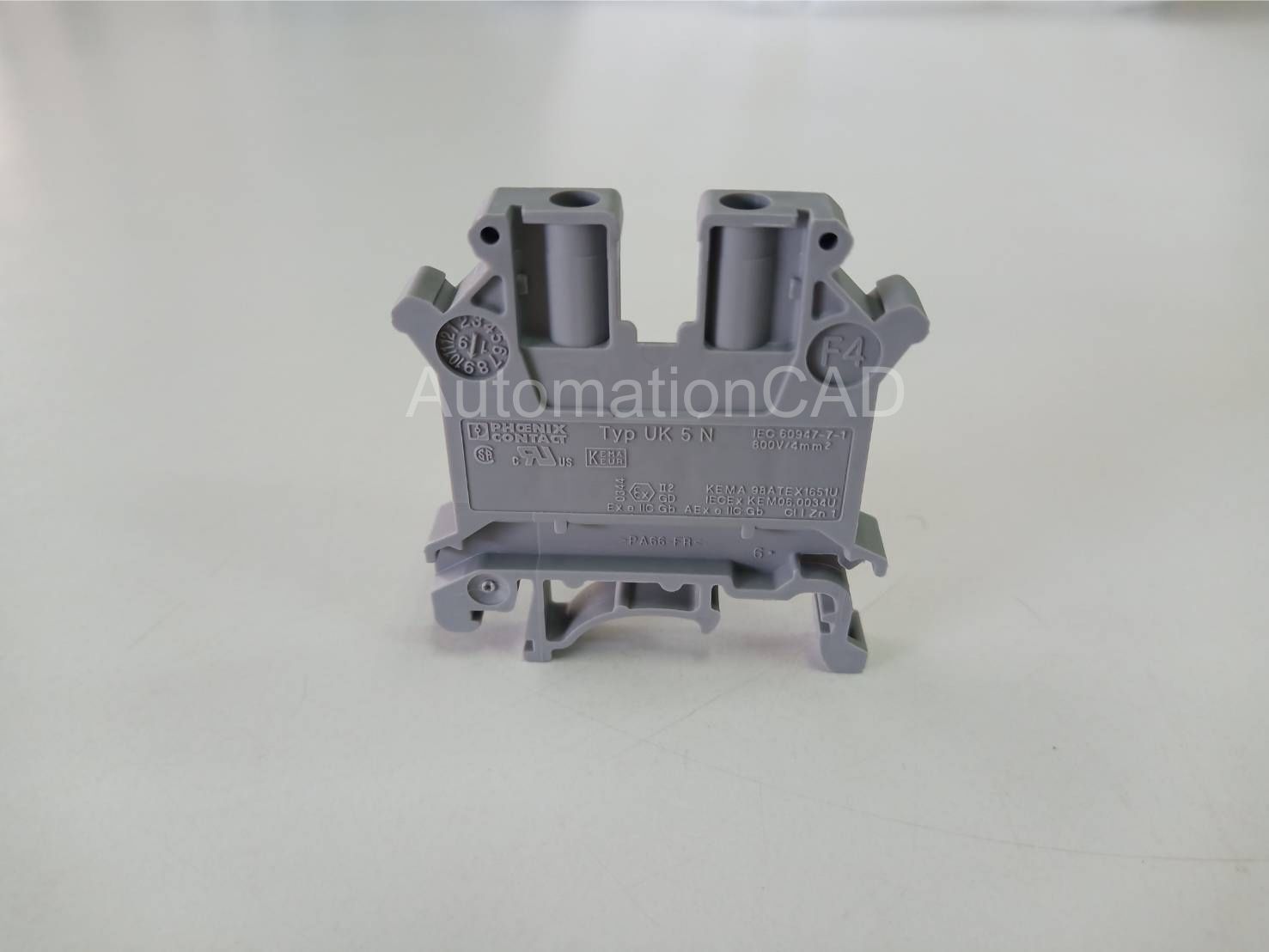 TERMINAL เทอร์มินอล PHOENIX CONTACT UK5N-3004362 สำหรับสายไฟขนาด 0.2 mm² - 6 mm²